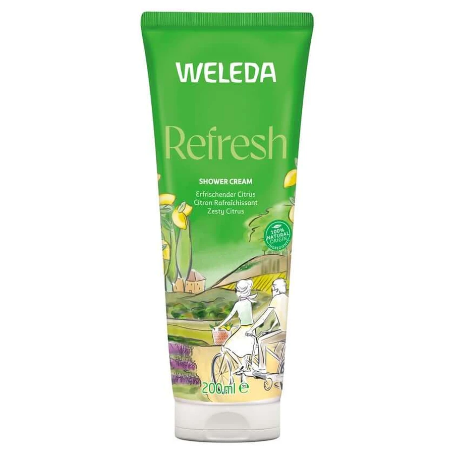 Weleda Refresh Erfrischungsdusche Citrus 200 ml