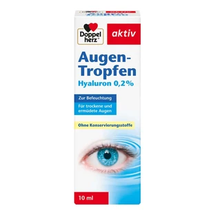 Picături active pentru ochi Double Heart Hyaluron 0,2% 10 ml