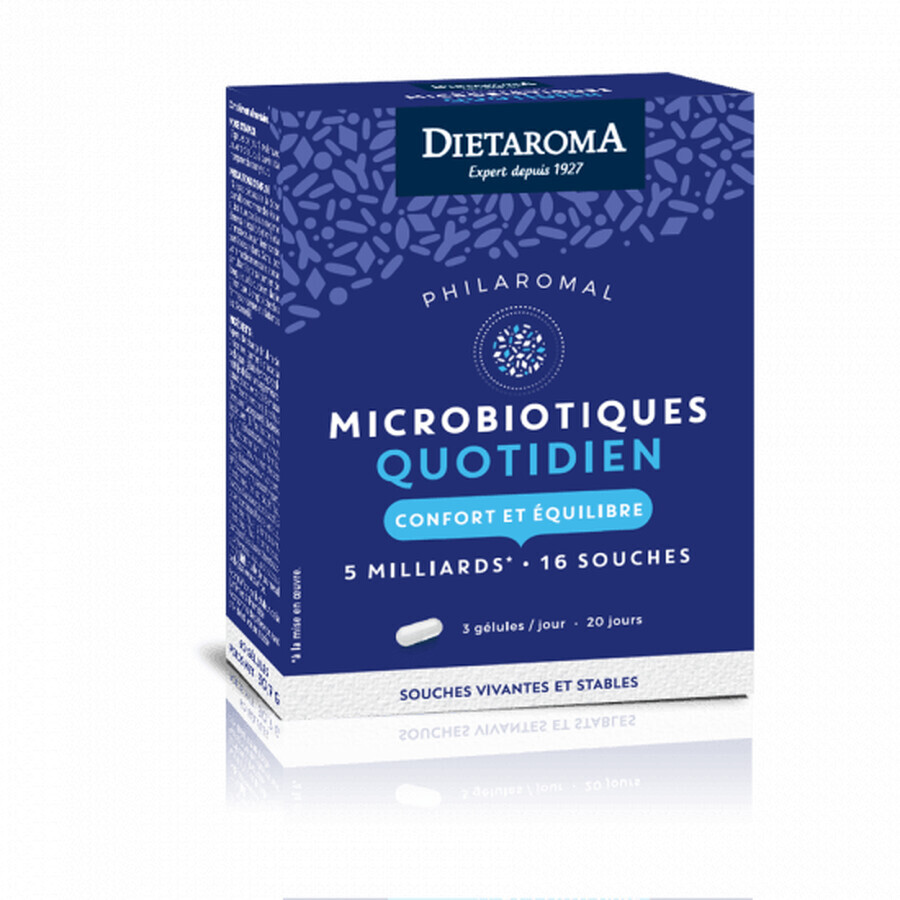 Philaromal Multi 5 miliarde de fermenti lactici, 60 capsule, Dietaroma