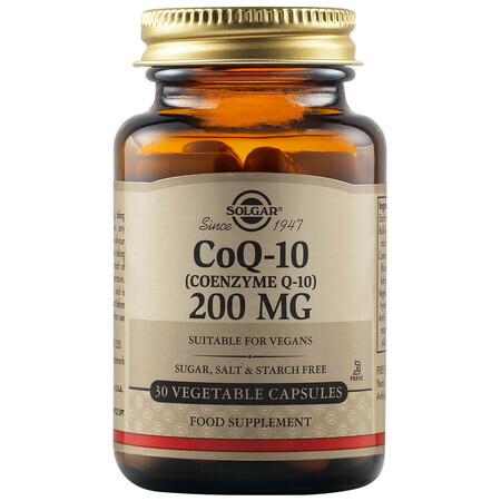 Coenzym Q10 200 mg, 30 Kapseln, Solgar