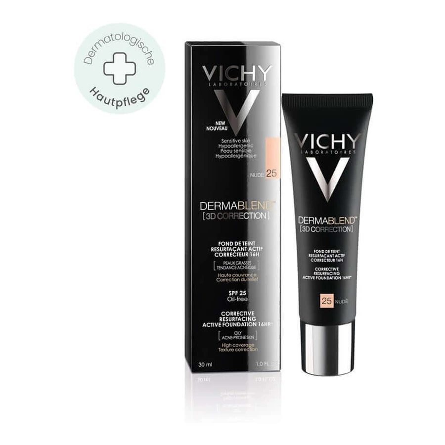 VICHY Dermablend 3D Correctie Nr. 25 Naakt 30 ml