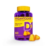 VIGANTOLVIT® 2000 I.U. Vitamine D3 zachte gummies 60 stuks.