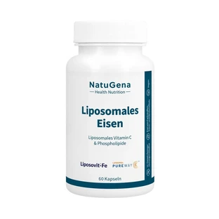 Liposomaal ijzer+vitamine C veganistische capsules 60 capsules