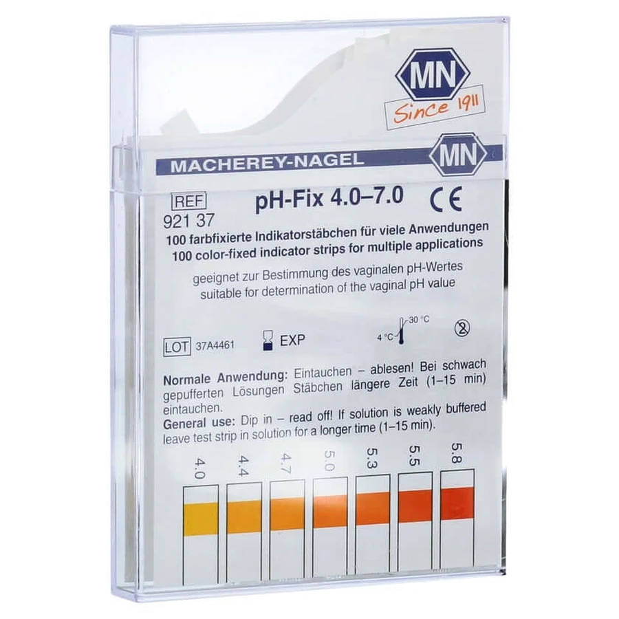 Bâtonnets indicateurs Ph-fix pH 4.0-7.0 100 pcs.