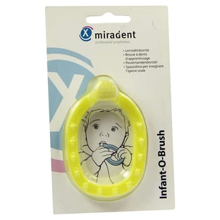 Miradent szczoteczka do zębów dla dzieci Infant-O-Brush żółta 1 szt.