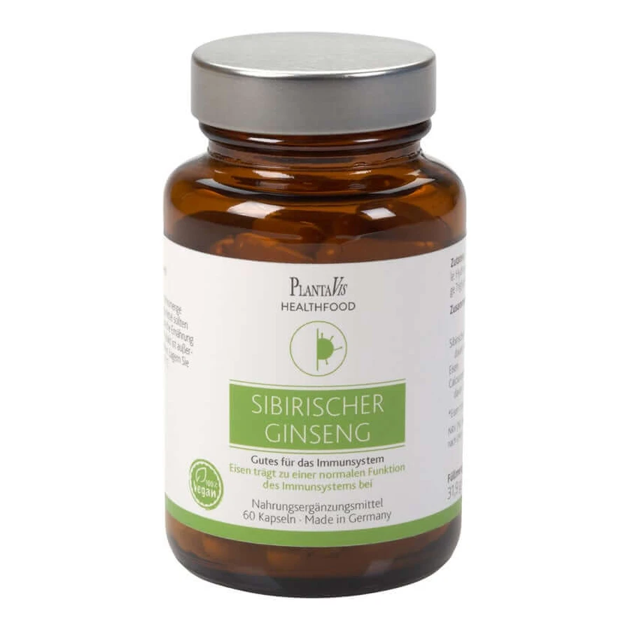 Sibirischer Ginseng Hochdosiert vegan Kapseln 60 St
