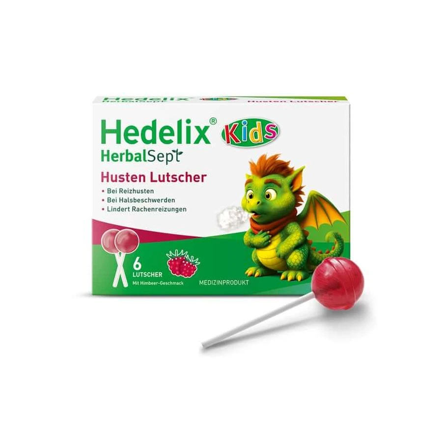Hedelix Herbalsept Cough Lollipop Kids 6 pcs.