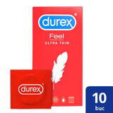 Kondom Feel Ultra Thin, 10 Stück, Durex