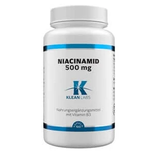 Klean Labs Niacinamide (B3) 500 mg 100 St