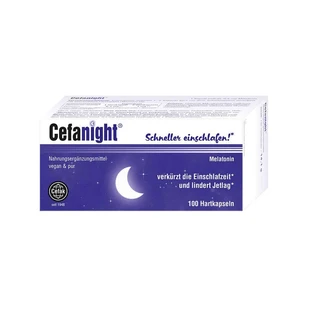 Cefanight cápsulas duras 100 unid.
