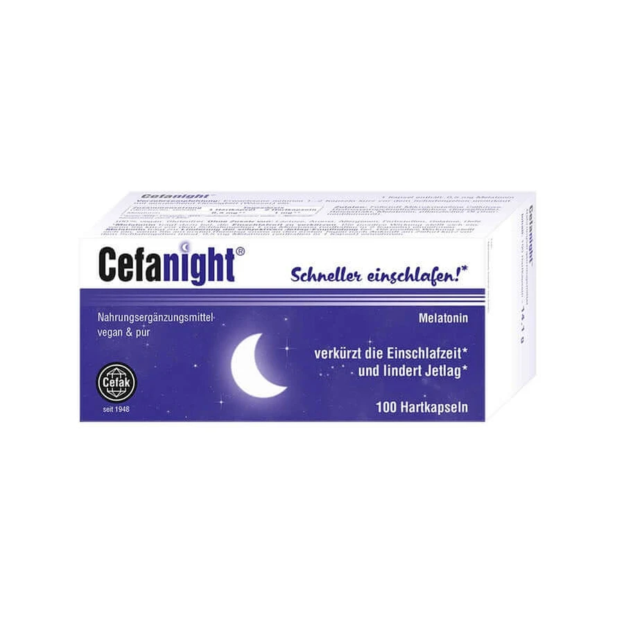 Cefanight cápsulas duras 100 unid.