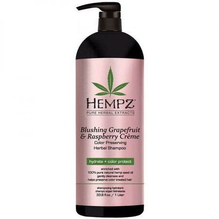 Sampon Blushing Grapefruit & Raspberry, 1000 ml, Hempz