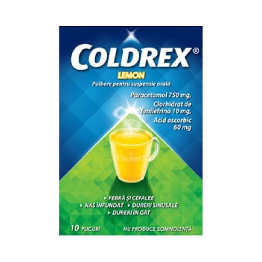 Coldrex Zitrone, 10 Beutel, Perrigo