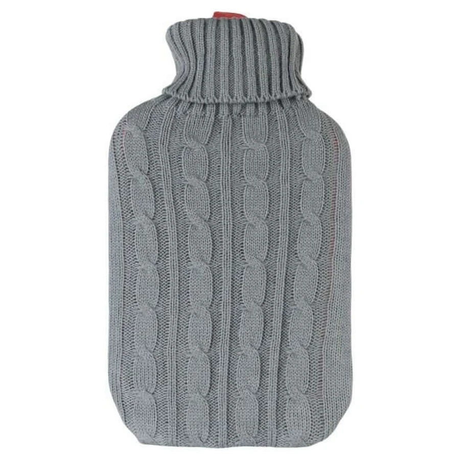 Wärmflasche Gummi 2 Liter mit Rollkragenpullover 1 St