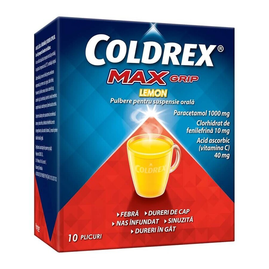 Coldrex Maxgrip Zitrone, 10 Beutel, Perrigo Bewertungen