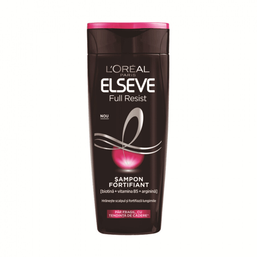 Kräftigendes Shampoo für brüchiges, zu Ausfällen neigendes Haar Full Resist, 400 ml, Elseve