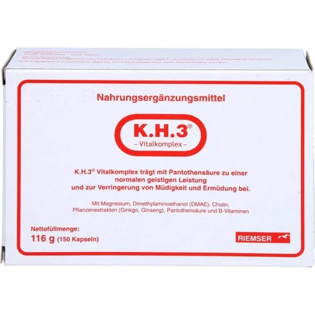K.h.3 Vital Complex Capsules 150 Capsules