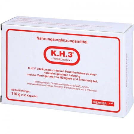 K.h.3 Vital Complex Capsules 150 Capsules