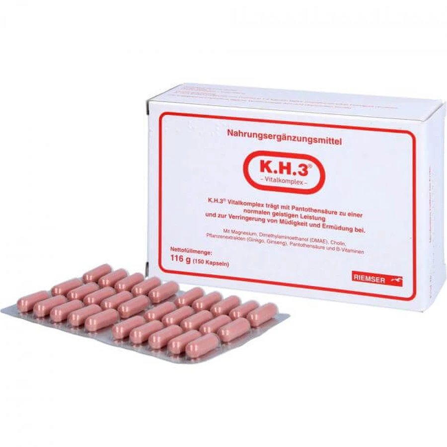 K.h.3 Vital Complex Capsules 150 Capsules