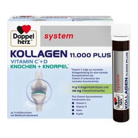 Doppelherz system Kollagen 11.000 Plus Gesundheit + Beweglichkeit 30X25 ml