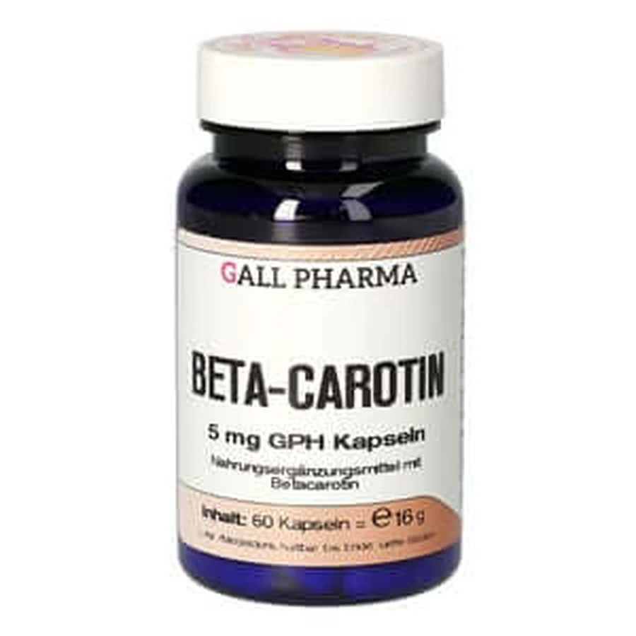 BETA Caroteno 5 mg Cápsulas 60 Cápsulas