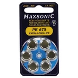 Batteries for hearing aids Maxsonic PR675 6 pcs.