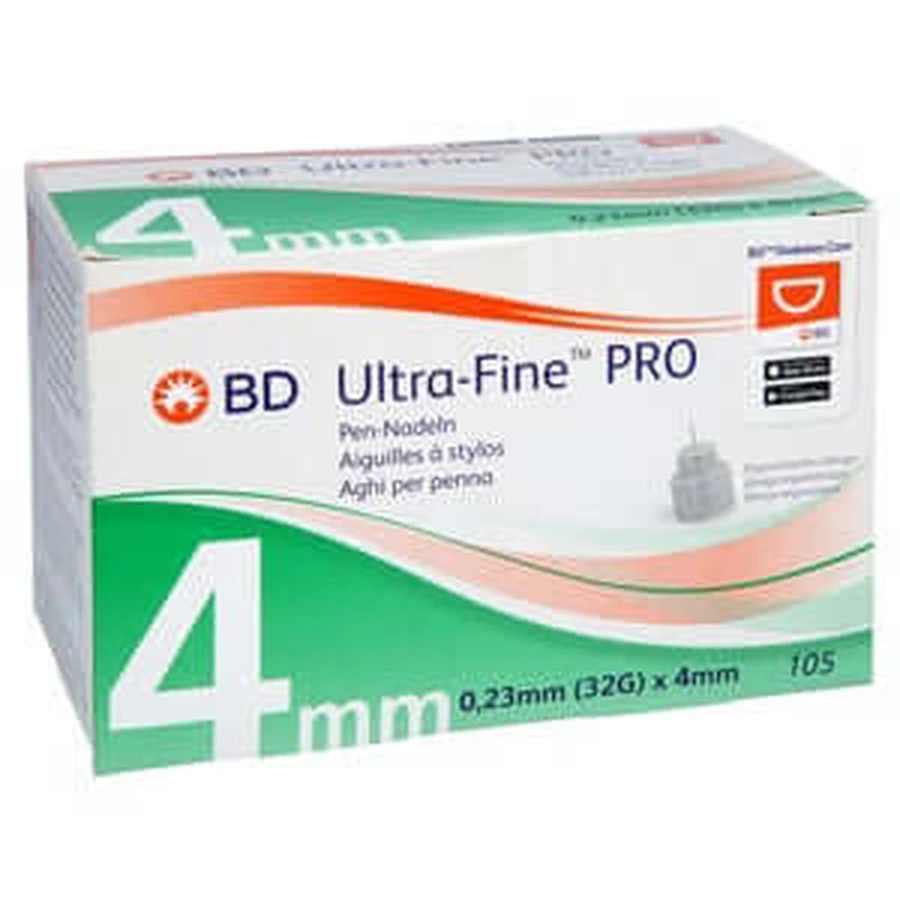 Ace BD Ultra-fine PRO pen 4 mm 32 G 0 105 buc.