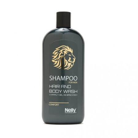 Shampoo und Duschgel für Männer 2in1, 400 ml, Nelly Professional