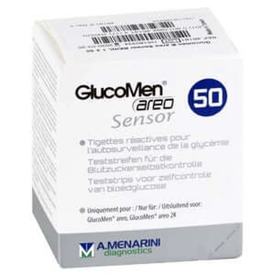 Glucomen areo sensor tiras reactivas 50 unidades