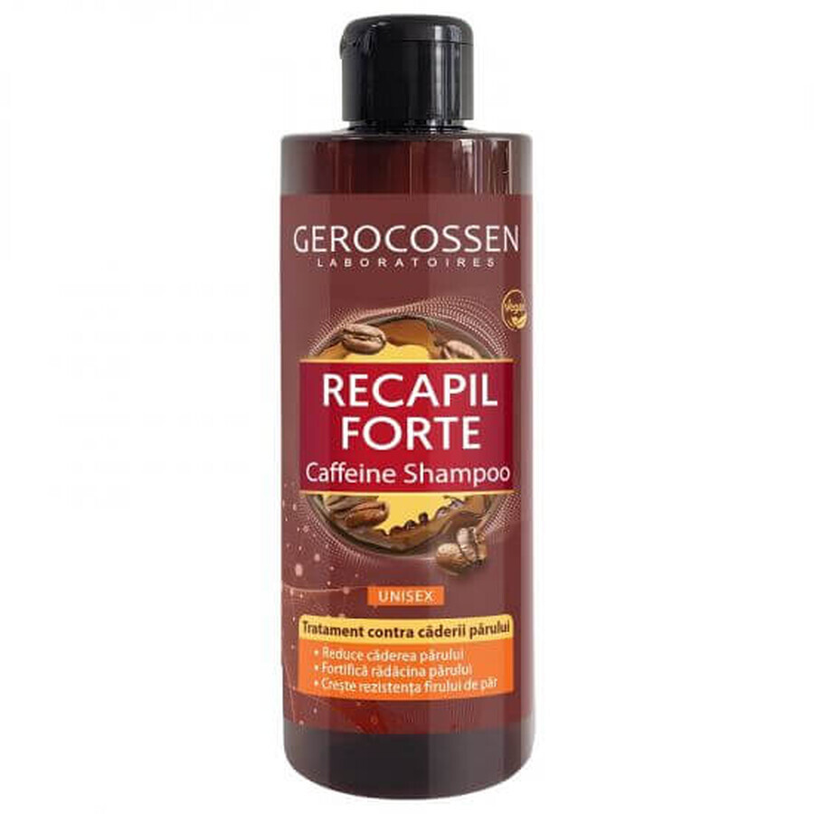 Unisex-Shampoo mit Koffein Recapil Forte, 400 ml, Gerocossen