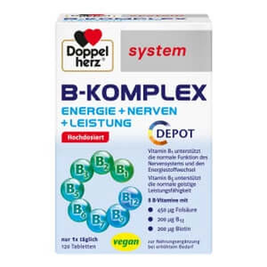 Double Heart System B-Complex 120 St