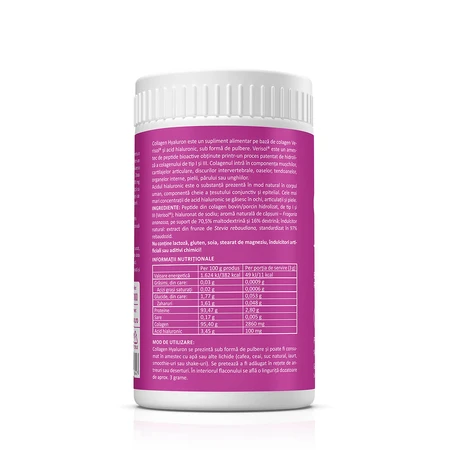 Collagen + Hyaluron, strawberry flavour, 150 g, Zenyth