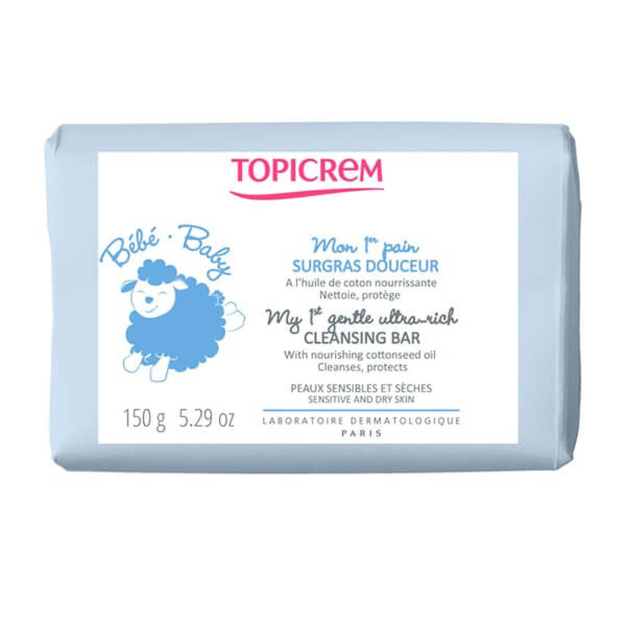 Sapun pentru pielea sensibila a bebelusilor Topicrem, 150 g, NIGY