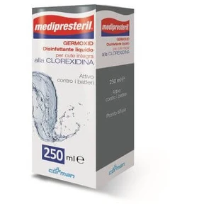 Medipresteril germoxid Desinfektionsmittel flüssig Chlorhexidin intakte Haut 250 ml