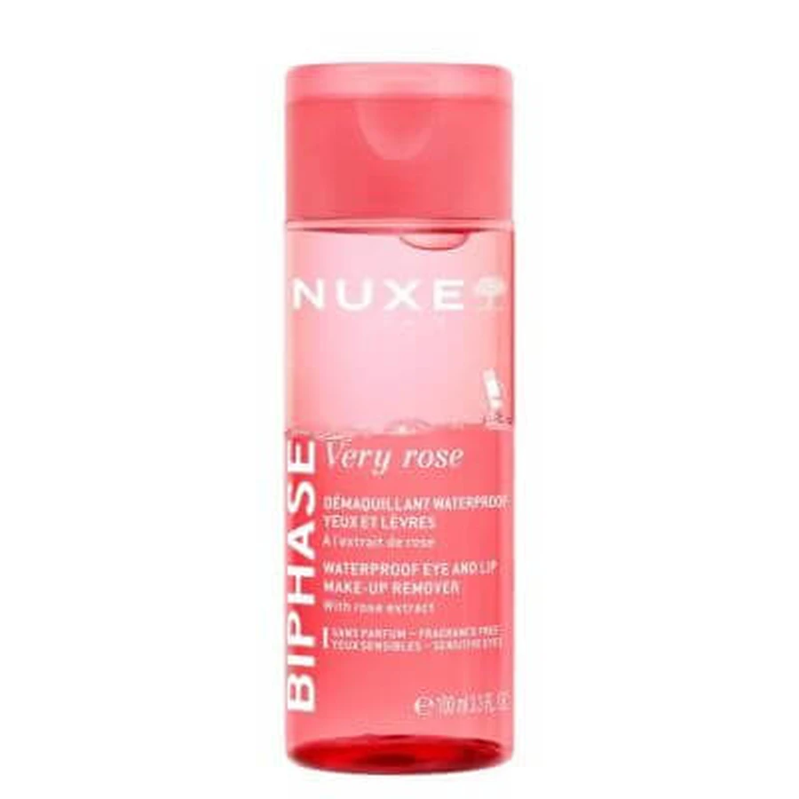 Nuxe zeer roze bifasische make-up remover 100 ml