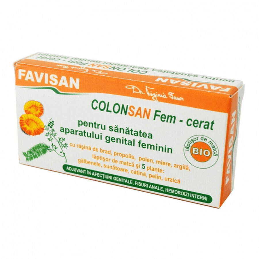 ColonSan Fem-wax met 5 kruiden 1,9 g x 10 stuks, Favisan