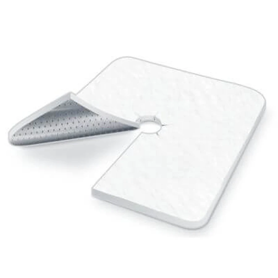 Pansement de trachéotomie stérile en métal 8x9cm 50 pièces