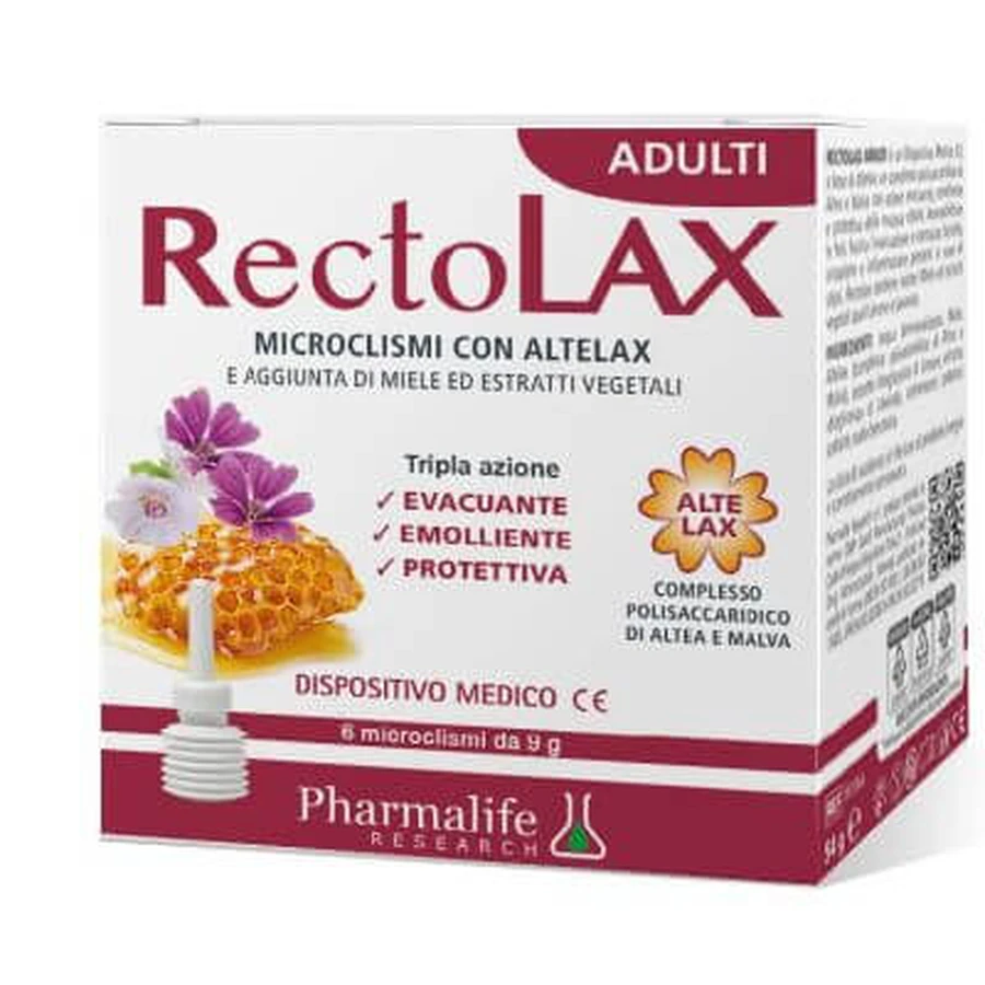 Rectolax volwassenen microcline 6 stuks van 9 g