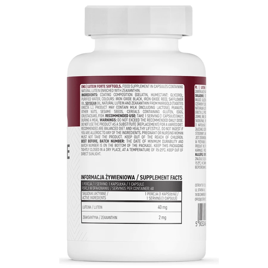Lutein Forte Softgels, 60 capsules, OstroVit