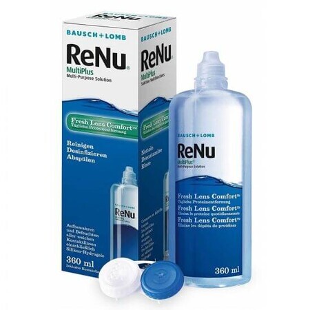 Renu MultiPlus Multifunktions-Kontaktlinsenpflegemittel, 360 ml, Bausch Lomb