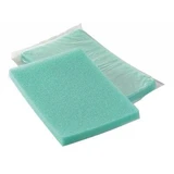 Polyurethane foam tablet dressing formed by honeycomb cellular lattices 10pcs 15x10x2cm