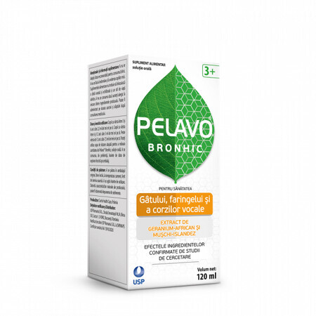 Lösung zum Einnehmen Pelavo Bronhic, 120 ml, USP Rumänien