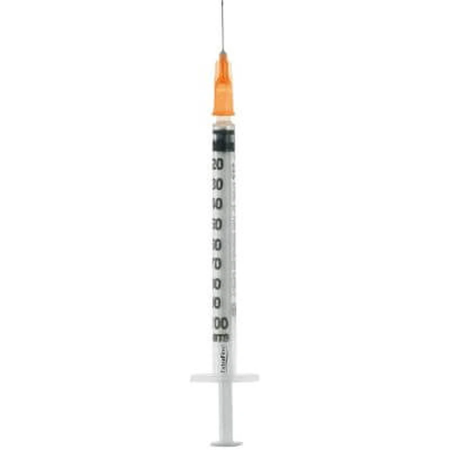 Extrafine Insulinspritze 1ml 100 ui abnehmbare Nadel 25 gauge 0.5x16 mm 1 Stück