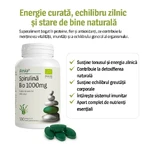 Spirulină Bio 1000 mg, 100 tablets, Alevia