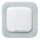Biatain polyurethane foam dressing with silicone adhesive border 7.5x7.5 cm 10 pieces