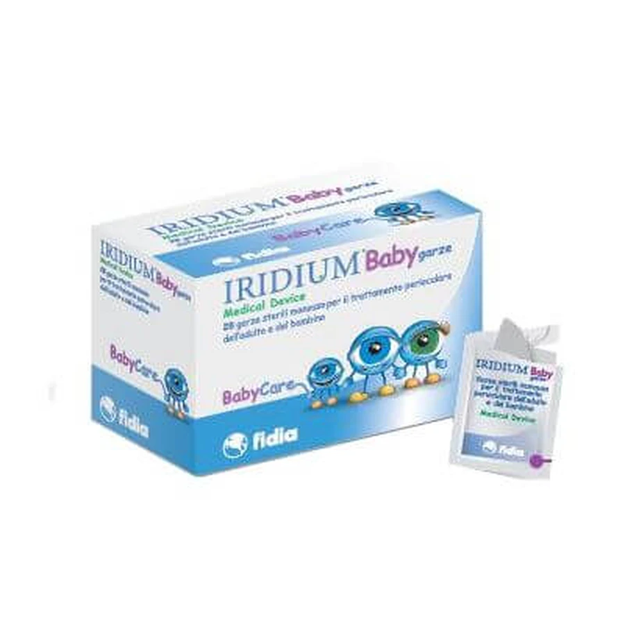 Iridium baby medicated eye gauze 28 pieces