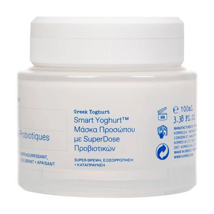 Korres Smart Yoghurt Face Mask with Superdose Probiotics 100ml