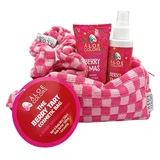 Aloe+ Colors The Berry Tart Cosmetic Bag with Hair & Body Mist 150ml, Body Butter 100ml & Scrunchie