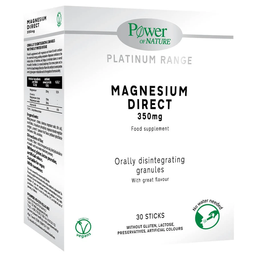 Power Health Platinum Magnesium Direct 350mg 30 sticks