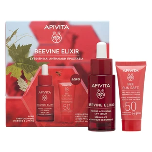 Apivita Promo Pack Beevine Elixir Firming & Lifting Activating Serum 30 ml & FREE Bee Sun Safe Anti-Spot & Anti-Age Face Cream SPF50 15 ml